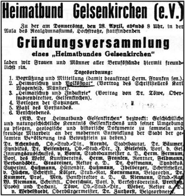 Gründungsversammlung