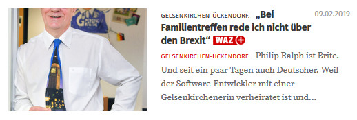 Bei Familientreffen rede ich nicht über den Brexit